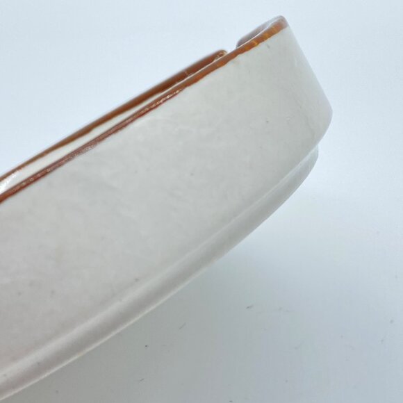 Vtg Otagiri Japan Hand-Painted Ceramic Ashtray Trinket Bowl Floral Brown Blue - Picture 6 of 11